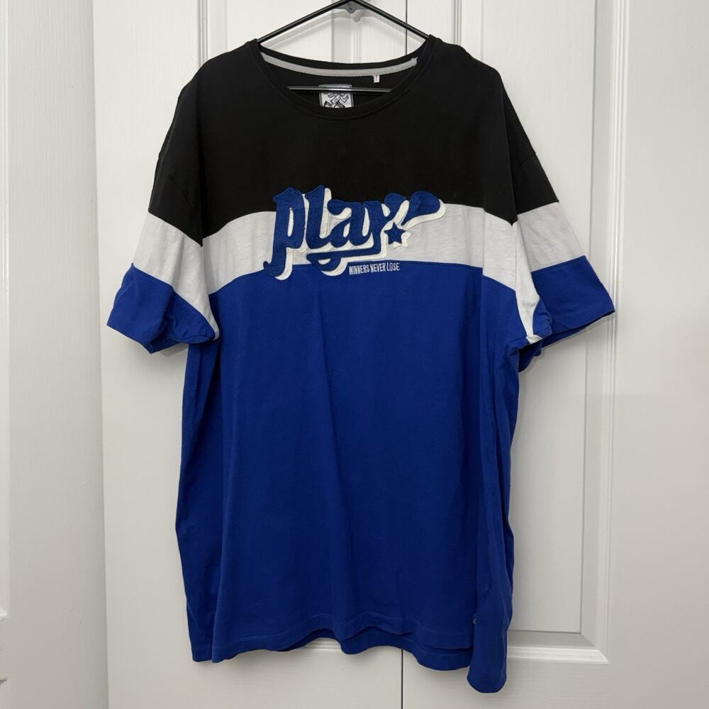 Play Cloths Limelight Knit Tee Mens 4XL Streetwear Graphic Short Sleeve Shirt